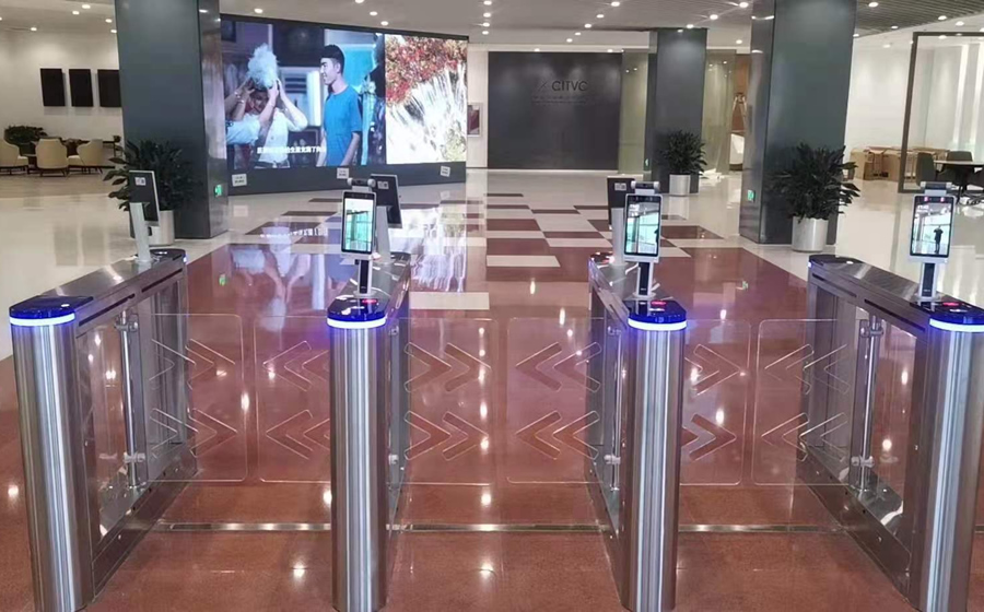 電視總公司擺閘機(jī)效果圖